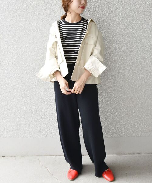 「SHIPS any」 ジャケット ONE SIZE オフホワイト レディース_画像3