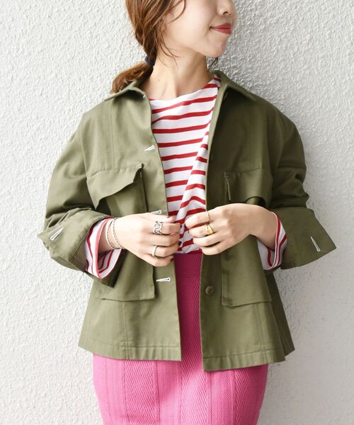 「SHIPS any」 ジャケット ONE SIZE オフホワイト レディース_画像9