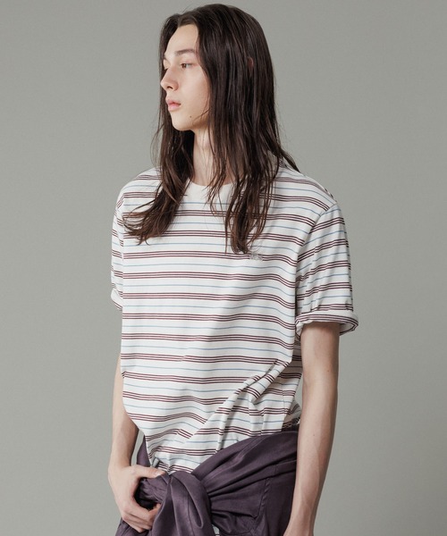 「LACOSTE」 半袖Tシャツ 6 ブルー系その他4 メンズ_画像2