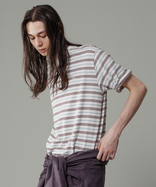 「LACOSTE」 半袖Tシャツ 6 ブルー系その他4 メンズ_画像3