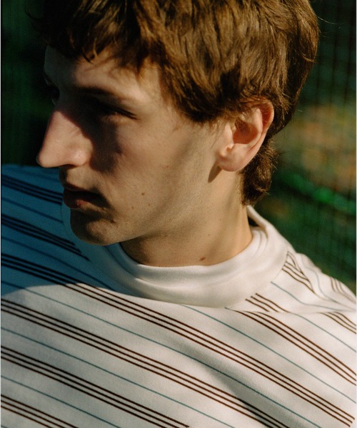 「LACOSTE」 半袖Tシャツ 6 ブルー系その他4 メンズ_画像9