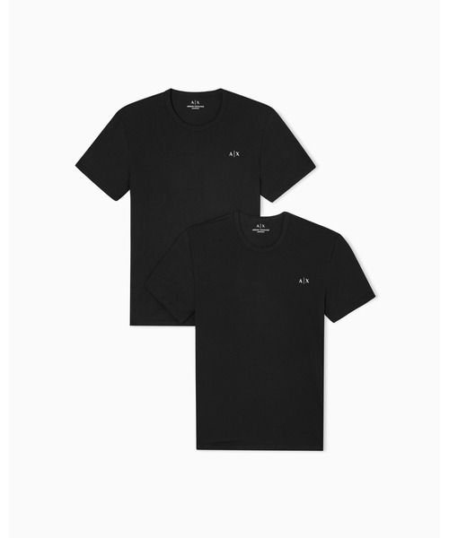 aakam半袖 Tシャツ 2枚セット ARMANI EXCHANGE インナーシャツ 肌着 「A|Xアルマーニ エクスチェンジ