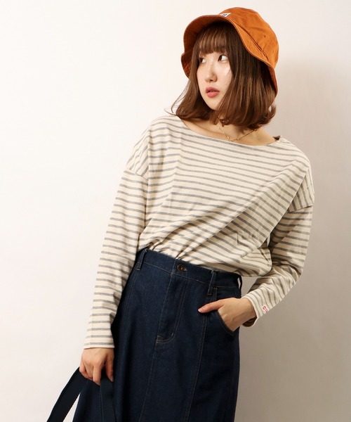 tシャツ Healthknit  レディース 1パック ドロップショルダーカットソー レディース