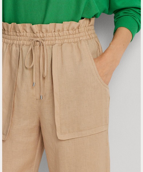 Ralph Lauren パープルレーベルリネン ガウチョパンツワイドパンツ0