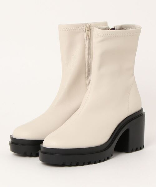 YOSUKE/ヨースケ 厚底ストレッチショートブーツ YOSUKE ブーツ 「YOSUKE/ヨースケ」厚底ストレッチショート