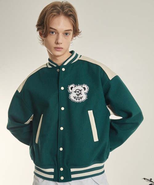 ジャケット スタジャン メンズ 「OY/オーワイ」PUNK ODOLLY VARSITY JACKET/パンク オードリー ヴァーシティジャケット ス｜zozo｜02