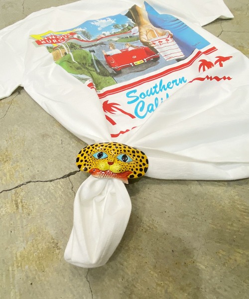 VINTAGE DEADSTOCK WOOD T-SHIRT SLIDE / ヴィンテージ デッドストック