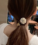 ヘアゴム パールモチーフヘアゴムの詳細画像4
