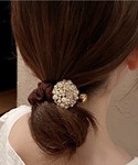 ヘアゴム パールモチーフヘアゴムの詳細画像1