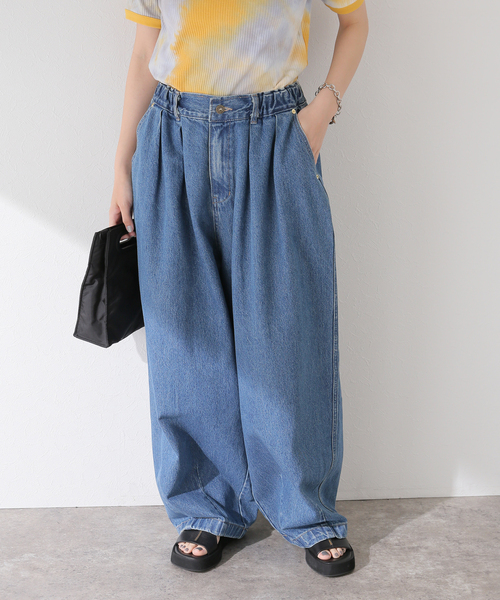 アングラン ストーンビンテージデニムバルーンパンツ ANGLAN パンツ デニム ジーンズ 「ANGLAN/アングラン」Stone