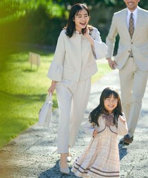 KUMIKYOKU ノーカラージャケット サイズ6 組曲（KUMIKYOKU） ジャケット ノーカラージャケット 「KUMIKYOKU NAVY