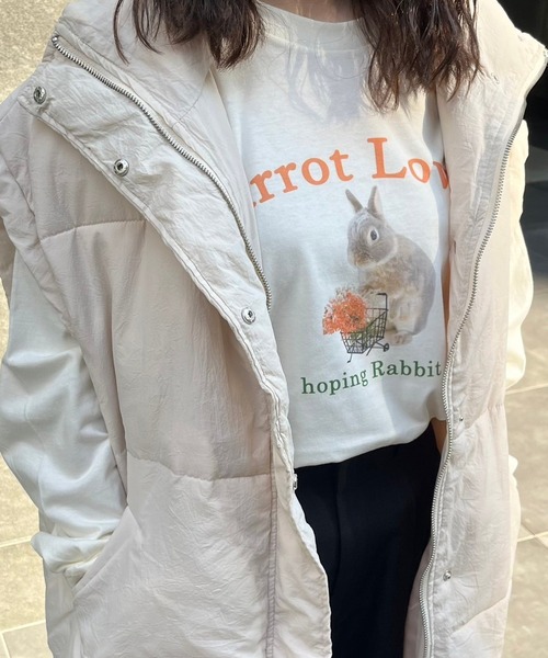 tシャツ ウサギプリントロンT レディース : ZOZOTOWN Yahoo!店