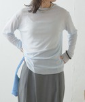 tシャツ シアーロングTシャツ レディースの詳細画像1