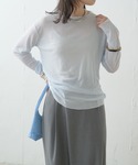tシャツ シアーロングTシャツ レディースの詳細画像2