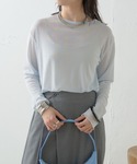 tシャツ シアーロングTシャツ レディースの詳細画像5