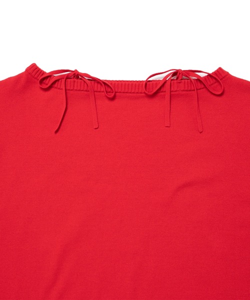 ニット セーター 「TOPS」STRING OVERSIZE KNIT レディース メンズ M TO R ニット セーター 「TOPS」STRING OVERSIZE KNIT