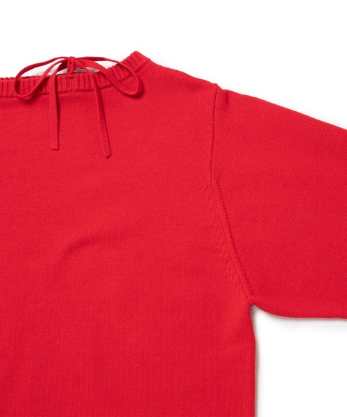 M TO R ニット セーター 「TOPS」STRING OVERSIZE KNIT