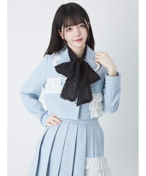 bibiy. AGATHA PEPURAMU JACKET フリルジャケット新品 ブローチセットホイップフリルジャケット/MAJESTIC LEGON