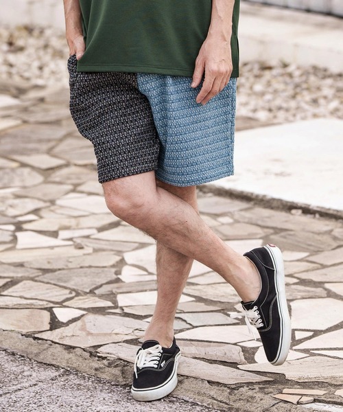 CAMBIO（カンビオ） パンツ mp12357- Denim Jacquard Short Pants