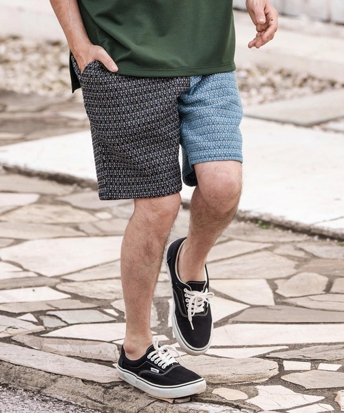 CAMBIO（カンビオ） パンツ mp12357- Denim Jacquard Short Pants