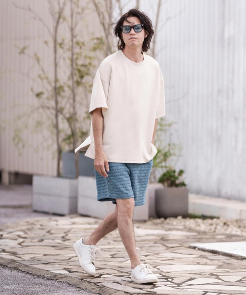 CAMBIO（カンビオ） パンツ mp12357- Denim Jacquard Short Pants