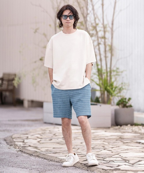 CAMBIO（カンビオ） パンツ mp12357- Denim Jacquard Short Pants