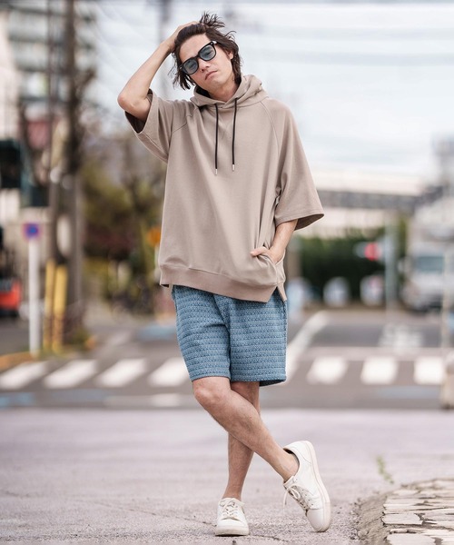 CAMBIO（カンビオ） パンツ mp12357- Denim Jacquard Short Pants