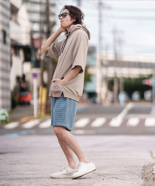 CAMBIO（カンビオ） パンツ mp12357- Denim Jacquard Short Pants
