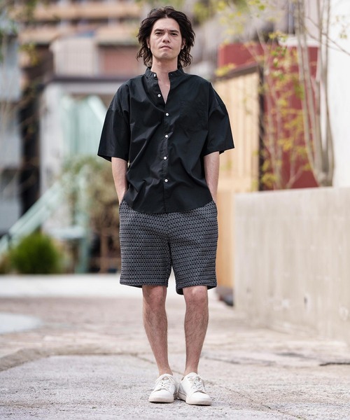 CAMBIO（カンビオ） パンツ mp12357- Denim Jacquard Short Pants