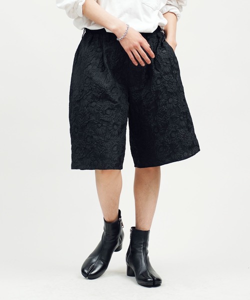 Y-3　ハーフパンツ　アディダス　ショートパンツ　アシメ　黒　フレア　ギャザー Y-3 ハーフパンツ アディダス ショートパンツ アシメ 黒 フレア