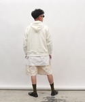 パンツ ふくれジャガード サイドギャザー ハー...の詳細画像3