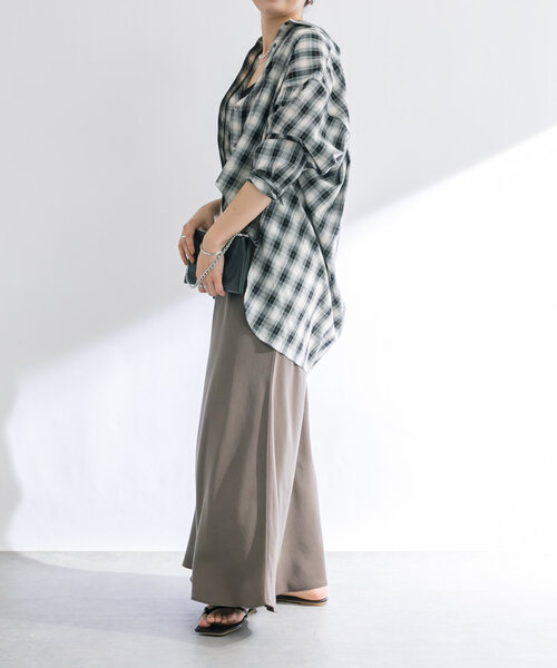 RIVE DROITE マルチパターンシャツ