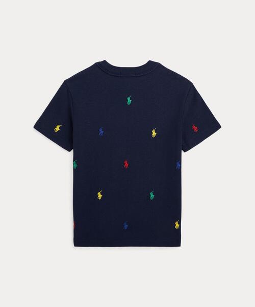 tシャツ Polo ポニー コットン メッシュ Tシャツ キッズ 子供服 男の子の画像