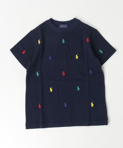 tシャツ Polo ポニー コットン メッシュ Tシャツ キッズ 子供服 男の子の画像
