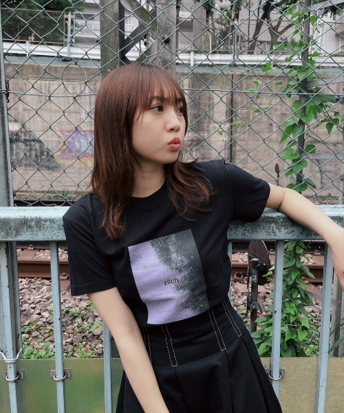 tシャツ 「ZOZOTOWN限定」LHP×Yuria Kizaki/Organic cotton「zilch」print T (Ladys)/lhpy L.H.P tシャツ 「ZOZOTOWN限定」LHP×Yuria Kizaki/Organic