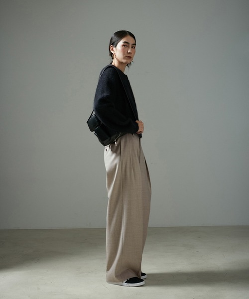 SALON adam et rope' スラックス パンツ 「セットアップ対応