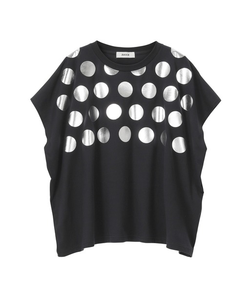 「ZUCCa」 半袖Tシャツ M size ブラック レディース ZUCCa 「ZUCCa」 半袖Tシャツ M size ブラック レディース