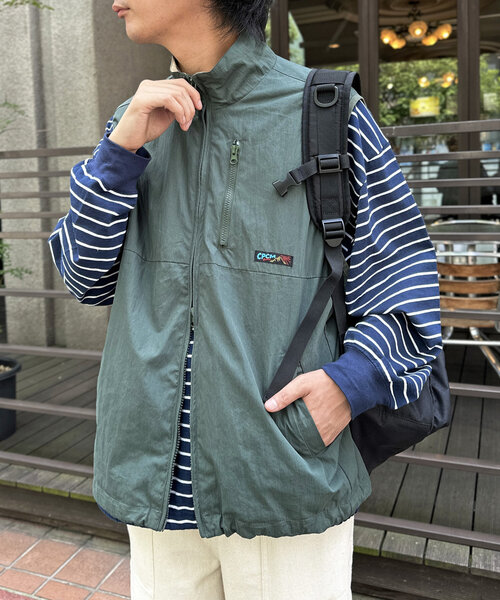 CPCM ベスト ジレ 「カルチャー」NCスタンドネックベスト