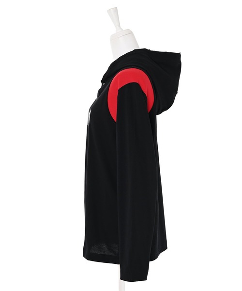 パーカー 「N°21」 フードロングTシャツ レディース Narcissus パーカー 「N°21」 フードロングTシャツ レディース
