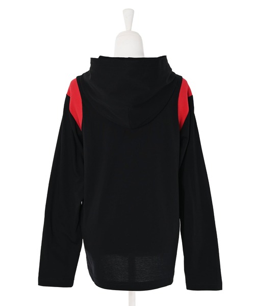 パーカー 「N°21」 フードロングTシャツ レディース Narcissus パーカー 「N°21」 フードロングTシャツ レディース