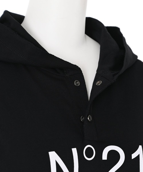 パーカー 「N°21」 フードロングTシャツ レディース Narcissus パーカー 「N°21」 フードロングTシャツ レディース