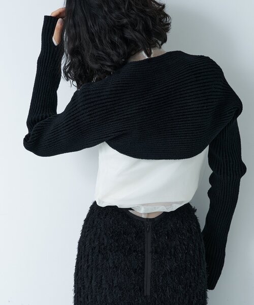 CODE A ニット セーター rayon nylon armcover レディース