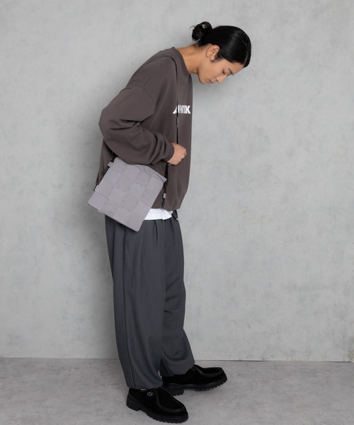 ADAM PATEK ハンドバッグ ADAMPATEK/braided polyester