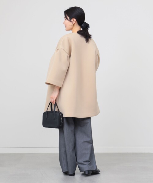 BEAMS HEART ボリューム袖 ダンボール ミドルコート BEAMS HEART（ビームス ハート）ボリューム袖 ダンボール ミドル