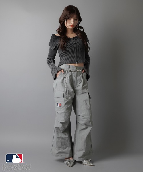 MLB カーゴパンツ 「MLB/メジャーリーグベースボール」ナイロン