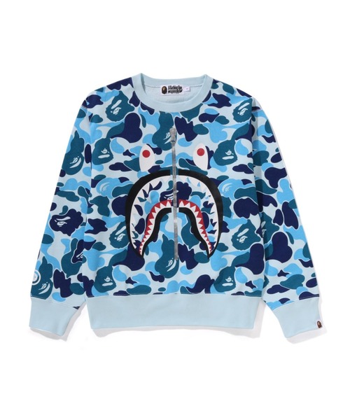トレーナー スウェット ABC CAMO SHARK CREWNECK SWEATSHIRT レディース