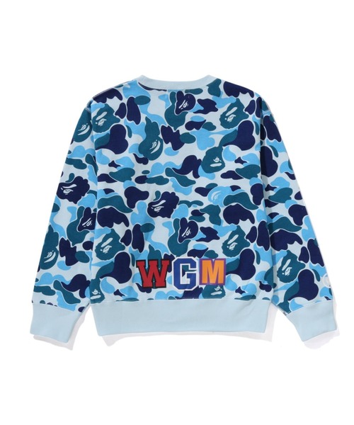 トレーナー スウェット ABC CAMO SHARK CREWNECK SWEATSHIRT レディースの画像