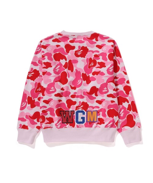トレーナー スウェット ABC CAMO SHARK CREWNECK SWEATSHIRT レディース A BATHING APE トレーナー スウェット ABC CAMO SHARK CREWNECK