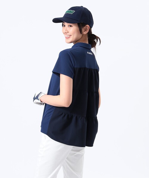 BEAMS GOLF ポロシャツ ポロ ORANGE LABEL / バックティアード