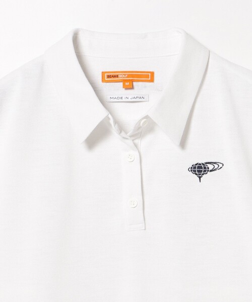 BEAMS GOLF ポロシャツ レディース ホワイト beams golf新品】ポロシャツ レディースL - メルカリ